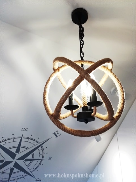 lampa jutowa lampa do pokoju w stylu marynarskim