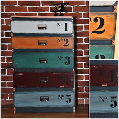 postarzanie mebli techniką suchego pędzla