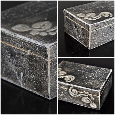 postarzanie mebli - skraplanie farbą