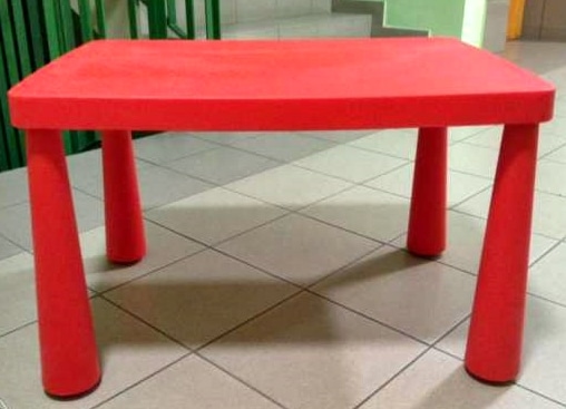 stolik ikea mammut przed metamorfozą