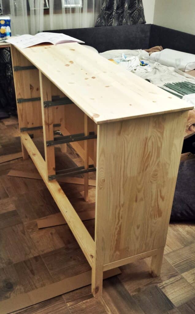modifikacja komody ikea tarva