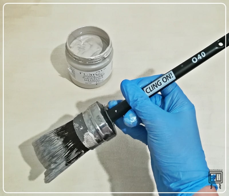 Mineralna farba metaliczna Fusion w kolorze Champagne