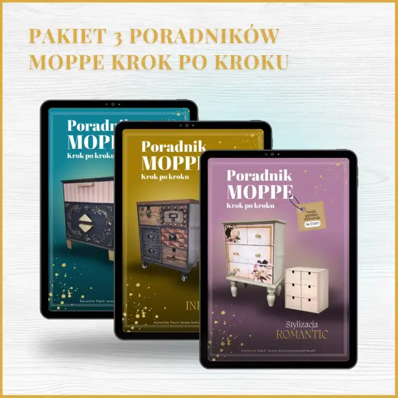 Pakiet 3 Poradników Moppe Krok po Kroku